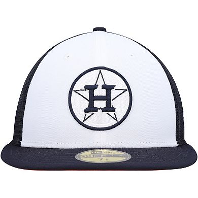 Men's New Era White/Navy Houston Astros 2023 On-Field Batting Practice 59FIFTY Fitted Hat