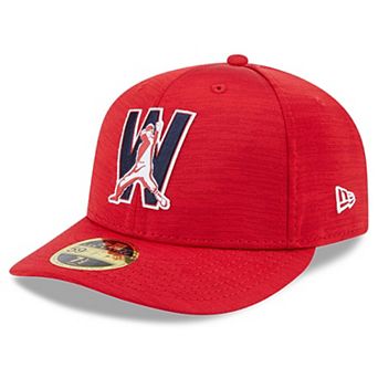 Men's New Era Red Washington Nationals 2023 Clubhouse Low Profile 59FIFTY Fitted Hat