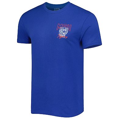 Men's Royal Memphis Tigers Through the Years T-Shirt