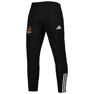 Men's adidas Black Houston Dynamo FC 2023 On-Field Team Crest AEROREADY Training Pants