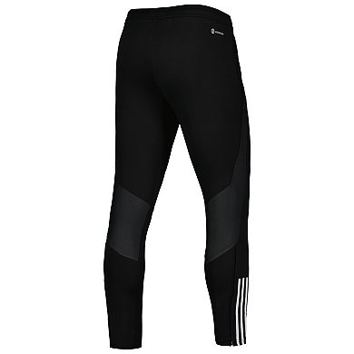 Men's adidas Black Houston Dynamo FC 2023 On-Field Team Crest AEROREADY Training Pants