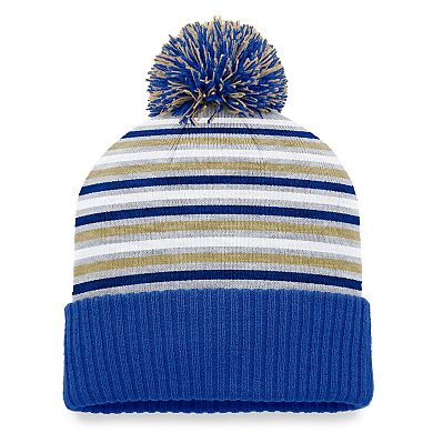 Men's Top of the World Royal Tulsa Golden Hurricane Dash Cuffed Knit Hat with Pom