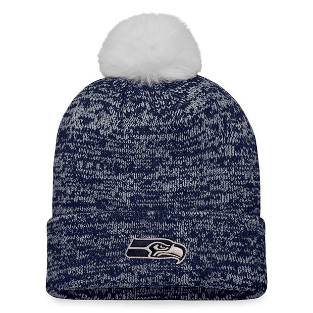 Youth Seattle Seahawks Navy Basic Cuffed Knit Hat