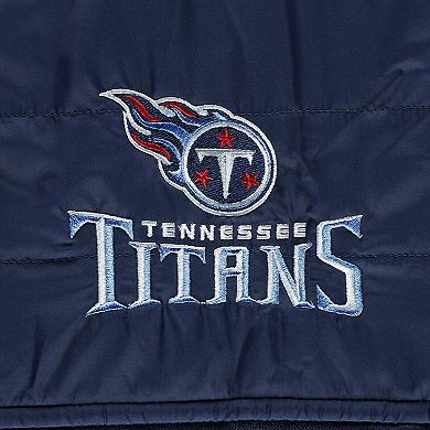 Men's Dunbrooke Heather Navy Tennessee Titans Explorer Tech Full-Zip Jacket