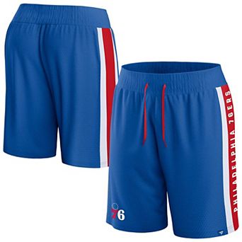 Men's Fanatics Branded Royal Philadelphia 76ers Referee Iconic Mesh Shorts