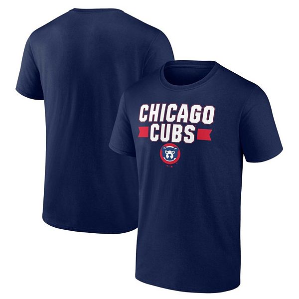 Men's Fanatics Branded Navy Chicago Cubs Close Victory T-Shirt