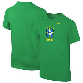 Youth Nike Green Brazil National Team Core Team T-Shirt
