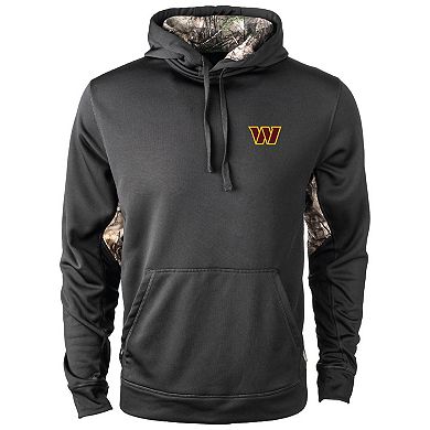 Men's Dunbrooke Black/Realtree Camo Washington Commanders Logo Ranger Pullover Hoodie