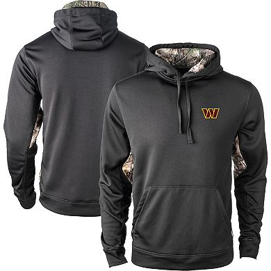 Men's Dunbrooke Black/Realtree Camo Washington Commanders Logo Ranger Pullover Hoodie