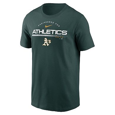 Men's Nike Green Oakland Athletics Team Engineered Performance T-Shirt