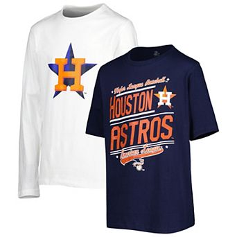 Youth Stitches Navy/White Houston Astros Combo T-Shirt Set