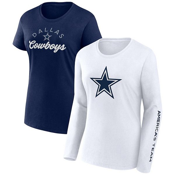 women's long sleeve dallas cowboy shirts