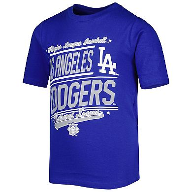 Youth Stitches Royal/White Los Angeles Dodgers Combo T-Shirt Set