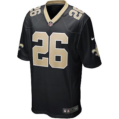 Men's Nike Deuce McAllister Black New Orleans Saints Game Retired Player Jersey