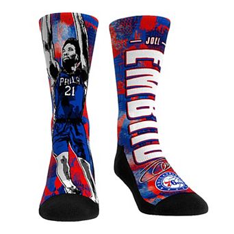 Unisex Rock Em Socks Joel Embiid Philadelphia 76ers Big Player Crew Socks