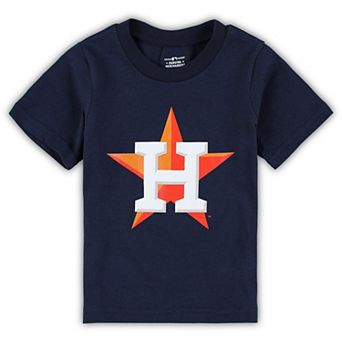 Infant Navy Houston Astros Team Crew Primary Logo T-Shirt
