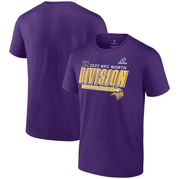 Women's Fanatics Branded Purple Minnesota Vikings Plus Size 2022 NFC North Division Champions Divide & Conquer Long Sleeve T-Shirt