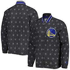 Men's NBA x Staple Black Los Angeles Lakers My City Full-Snap Varsity Jacket Size: Small