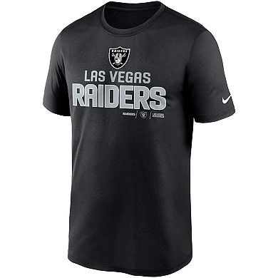 Men's Nike Black Las Vegas Raiders Legend Community Performance T-Shirt