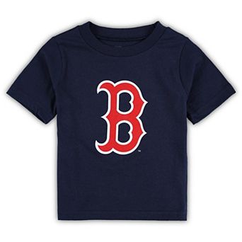 Infant Navy Boston Red Sox Team Crew Primary Logo T-Shirt
