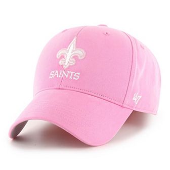 Girls Youth '47 Pink New Orleans Saints Rose MVP Adjustable Hat
