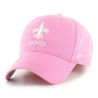 Girls Youth '47 Pink New Orleans Saints Rose MVP Adjustable Hat