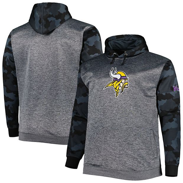 Minnesota Vikings Cutter & Buck Big & Tall Stealth Hybrid Quilted