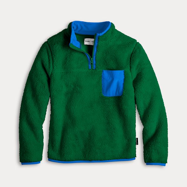 Crayola® X Kohl's Kids 1/4Zip High Pile Fleece Pullover