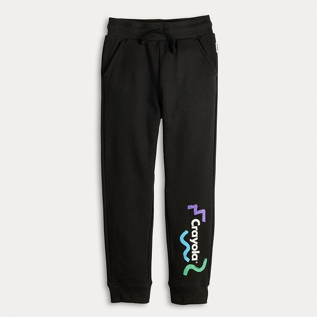 Kohls black sale joggers