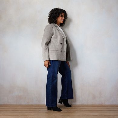 Plus Size LC Lauren Conrad Super High-Rise Flare Jeans