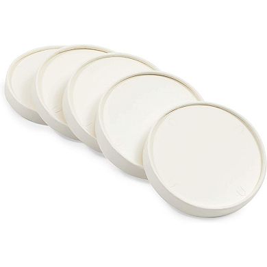 White Disposable Soup Containers with Lids for To-Go Food (16 oz, 36 Pack)