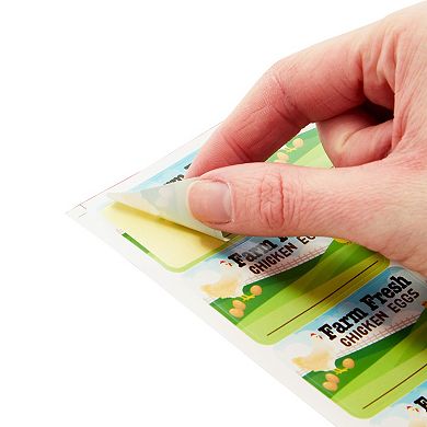 20 Pack Half Dozen Paper Egg Cartons for Chicken Eggs with Labels, Jute String