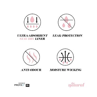 Women's the natural® Leakproof High-Cut Bikini Panty 2 Pack 6059