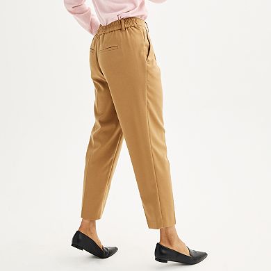 Women's Croft & Barrow® Pull On Tapered Trousers