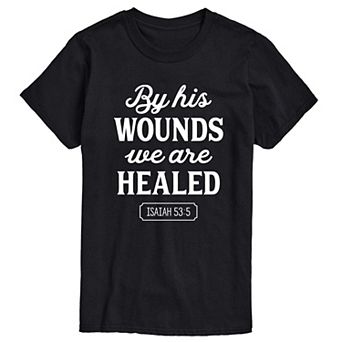Men's By His Wounds Isaiah Graphic Tee