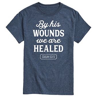 Men's By His Wounds Isaiah Graphic Tee
