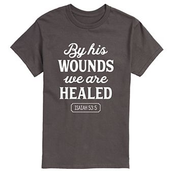 Men's By His Wounds Isaiah Graphic Tee