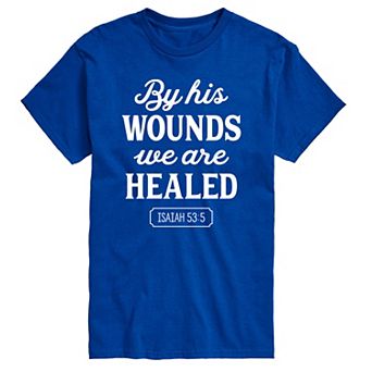 Men's By His Wounds Isaiah Graphic Tee