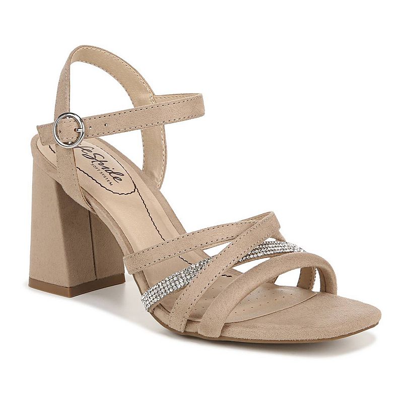 UPC 017119001125 product image for LifeStride Belle Women's Ankle Strap Heels, Size: 9.5, Dark Beige | upcitemdb.com