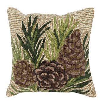 Liora Manne Front Porch Pinecones Indoor/Outdoor Pillow