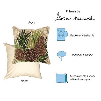 Liora Manne Front porch Pinecones Indoor/Outdoor Pillow