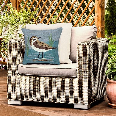 Liora Manne Front porch Sandpiper Indoor/Outdoor Pillow