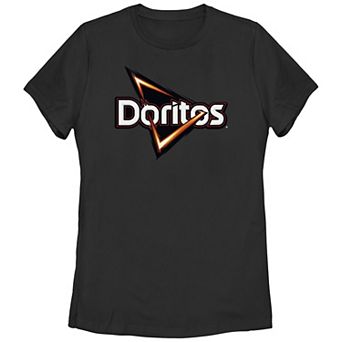Juniors' Doritos Triangle Chips Classic Logo Graphic Tee