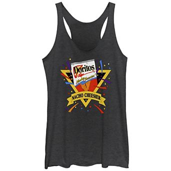 Juniors' Doritos Nacho Cheesier Vintage Logo Racerback Tank Top