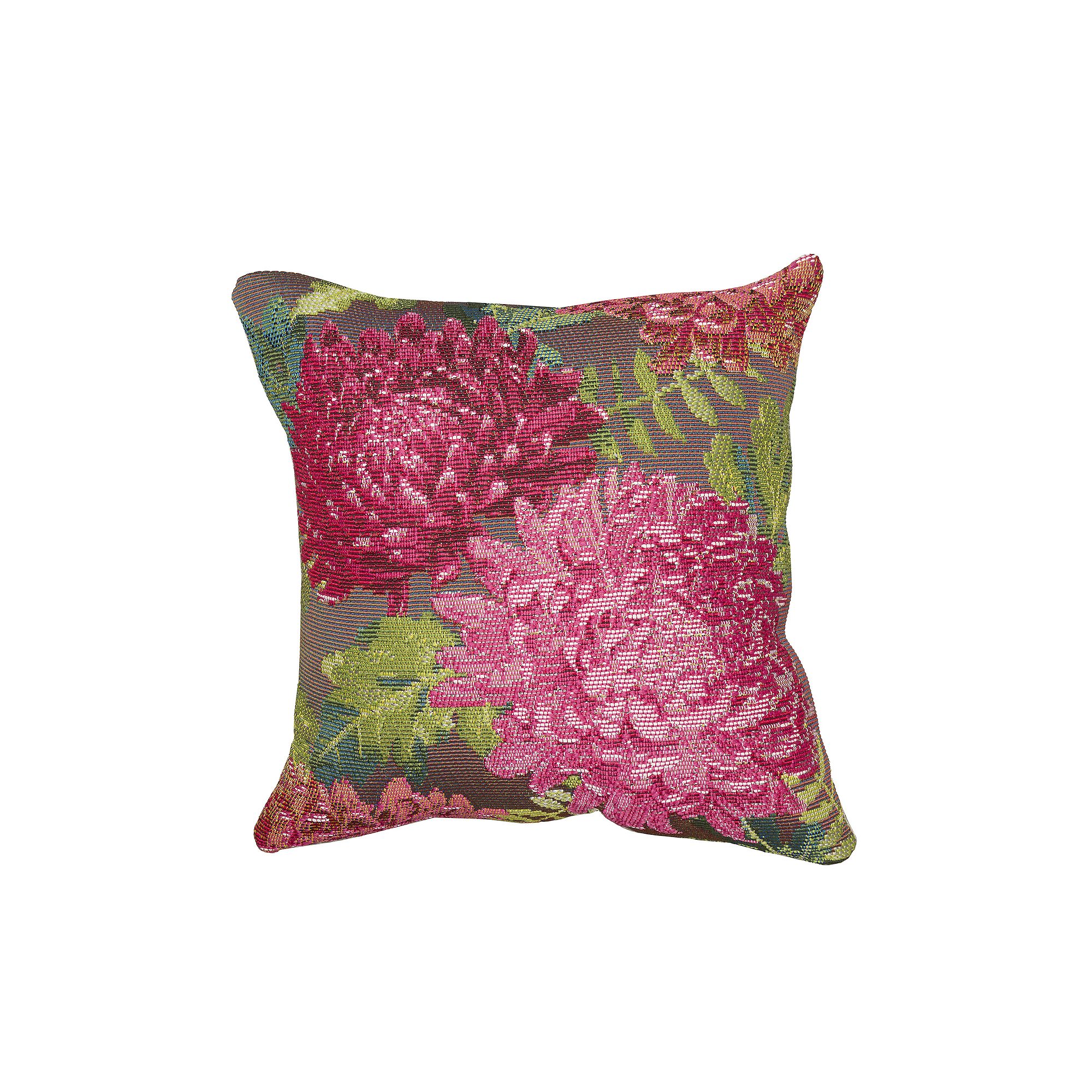 Liora Manne Marina Mums Indoor/Outdoor Pillow, Pink
