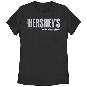 Juniors' Hershey's Milk Chocolate Logo Graphic Tee