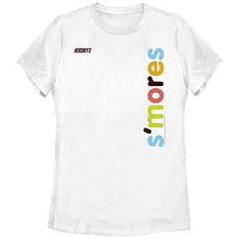 Juniors' Hershey's Chocolate Colorful S'mores Graphic Tee