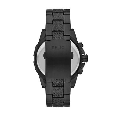 Relic by Fossil Men's Dorian Black Bracelet Mulfunction Watch