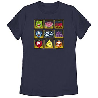 Juniors' Jolly Rancher All Flavors Squared Graphic Tee