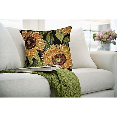 Liora Manne Marina Sunflowers Indoor/Outdoor Pillow